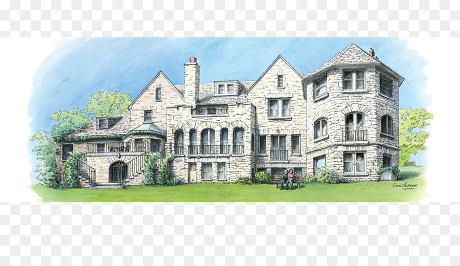 Manor house Art Painting Villa - house png download - 1000*560 - Free Transparent Manor House png Download.