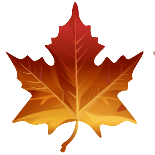 Maple leaf Emoji Emoticon iPhone - Emoji png download - 500*500 - Free ...