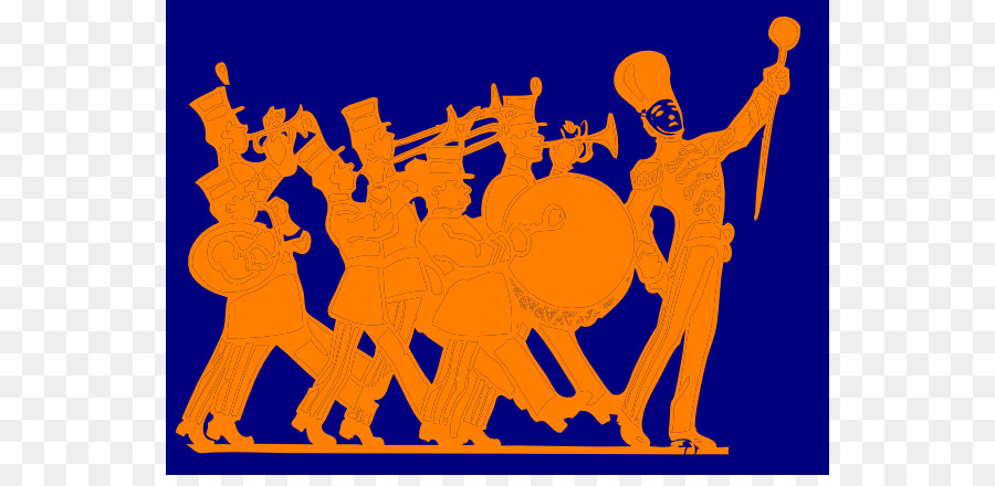 Musical ensemble Clip art Silhouette Image Marching band - silhouette ...