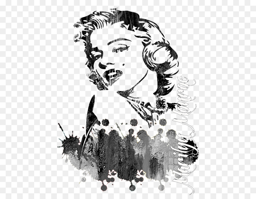 T-shirt Sticker Wall decal Silhouette - marilyn monroe png download - 525*700 - Free Transparent Tshirt png Download.