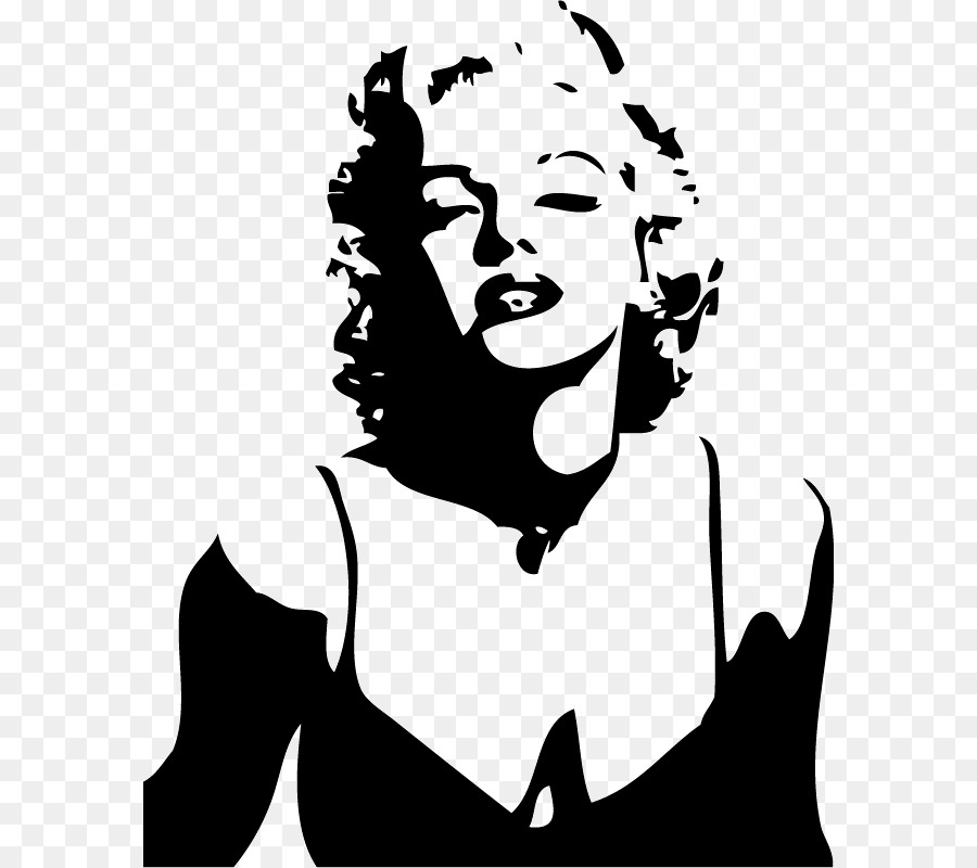 Oil painting Mural Black and white Canvas print - marilyn monroe png download - 636*800 - Free Transparent Painting png Download.