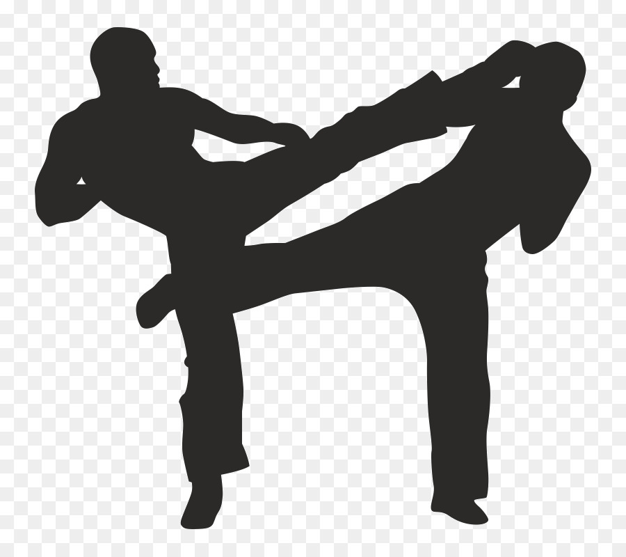Silhouette Mixed martial arts Kickboxing - Silhouette png download - 800*800 - Free Transparent Silhouette png Download.