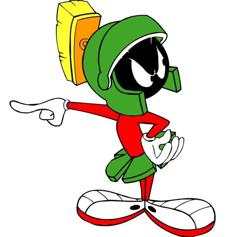 Top 98+ Wallpaper Marvin The Martian Black And White Stunning