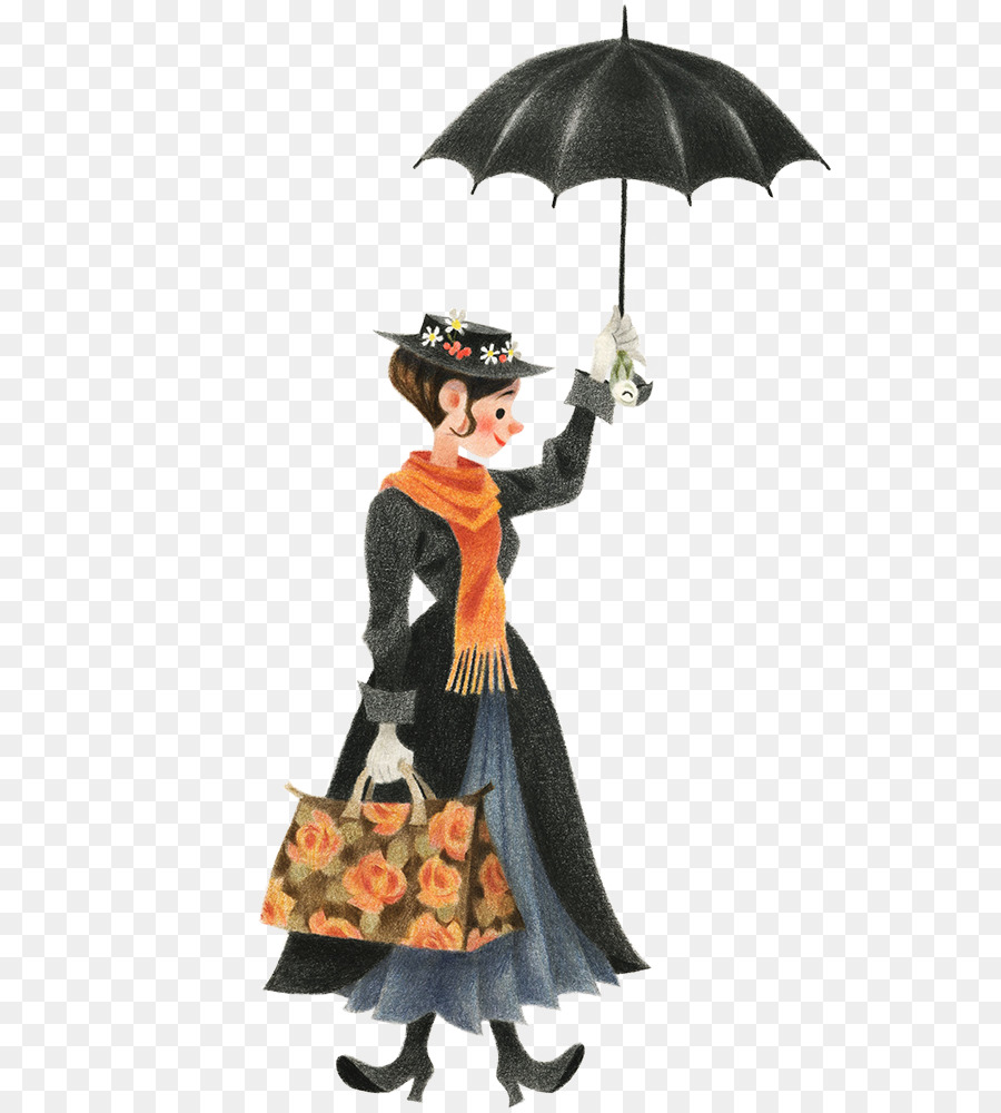 Illustrator Work of art Mary Poppins - others png download - 760*1000 - Free Transparent Illustrator png Download.