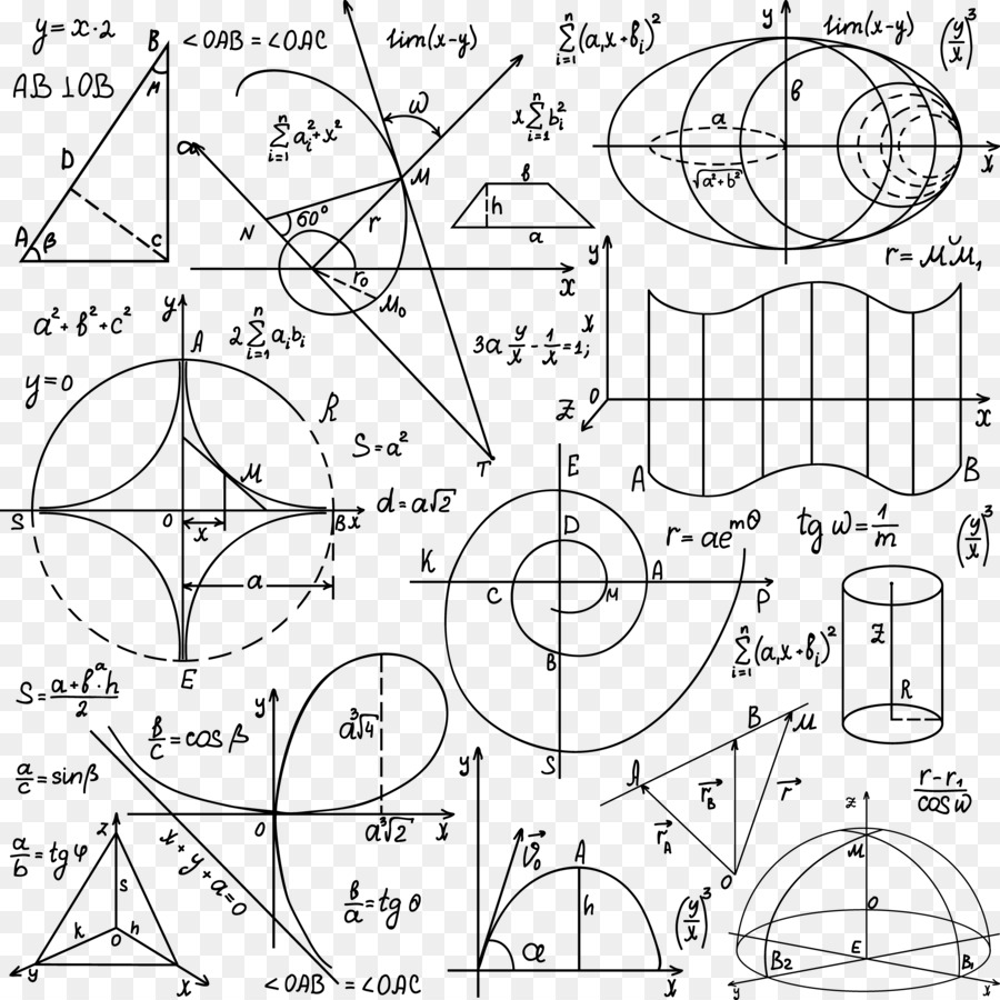 Mathematics Euclidean vector Geometry Formula - Vector Math Images png download - 4050*4050 - Free Transparent Mathematics png Download.