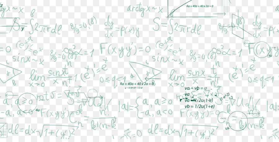 White Pattern - The background of mathematical function calculus png download - 4800*2400 - Free Transparent Mathematics Appreciation png Download.