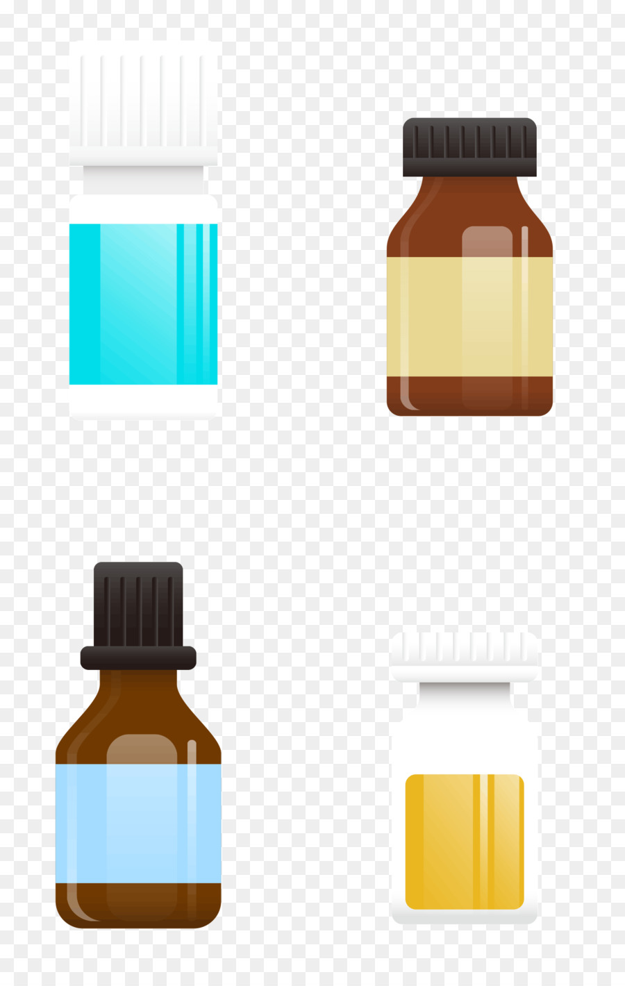 Glass bottle Packaging and labeling Design Portable Network Graphics - medicine bottle png download - 1500*2350 - Free Transparent Glass Bottle png Download.