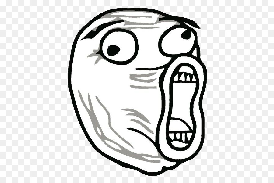 Internet meme Face Rage comic, meme transparent background PNG