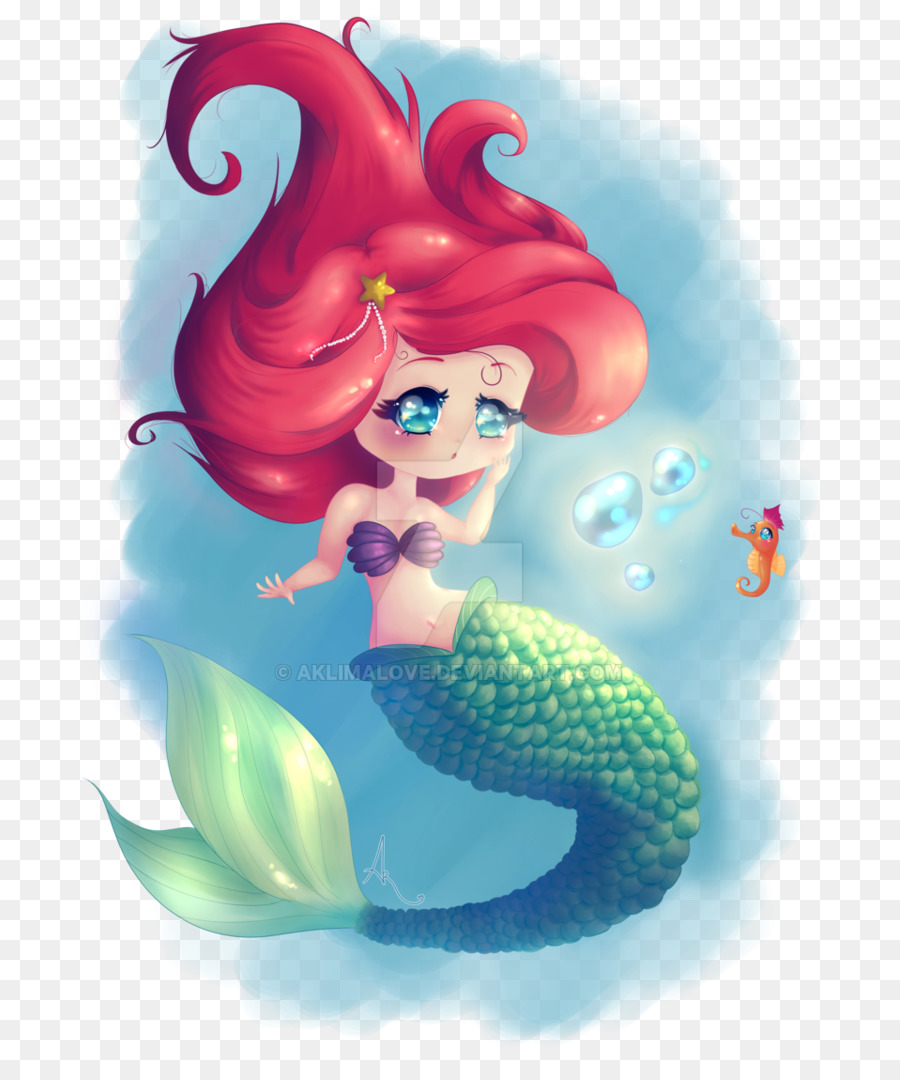 Mermaid Cartoon Legendary creature - painted bubble png download - 751*1063 - Free Transparent Mermaid png Download.