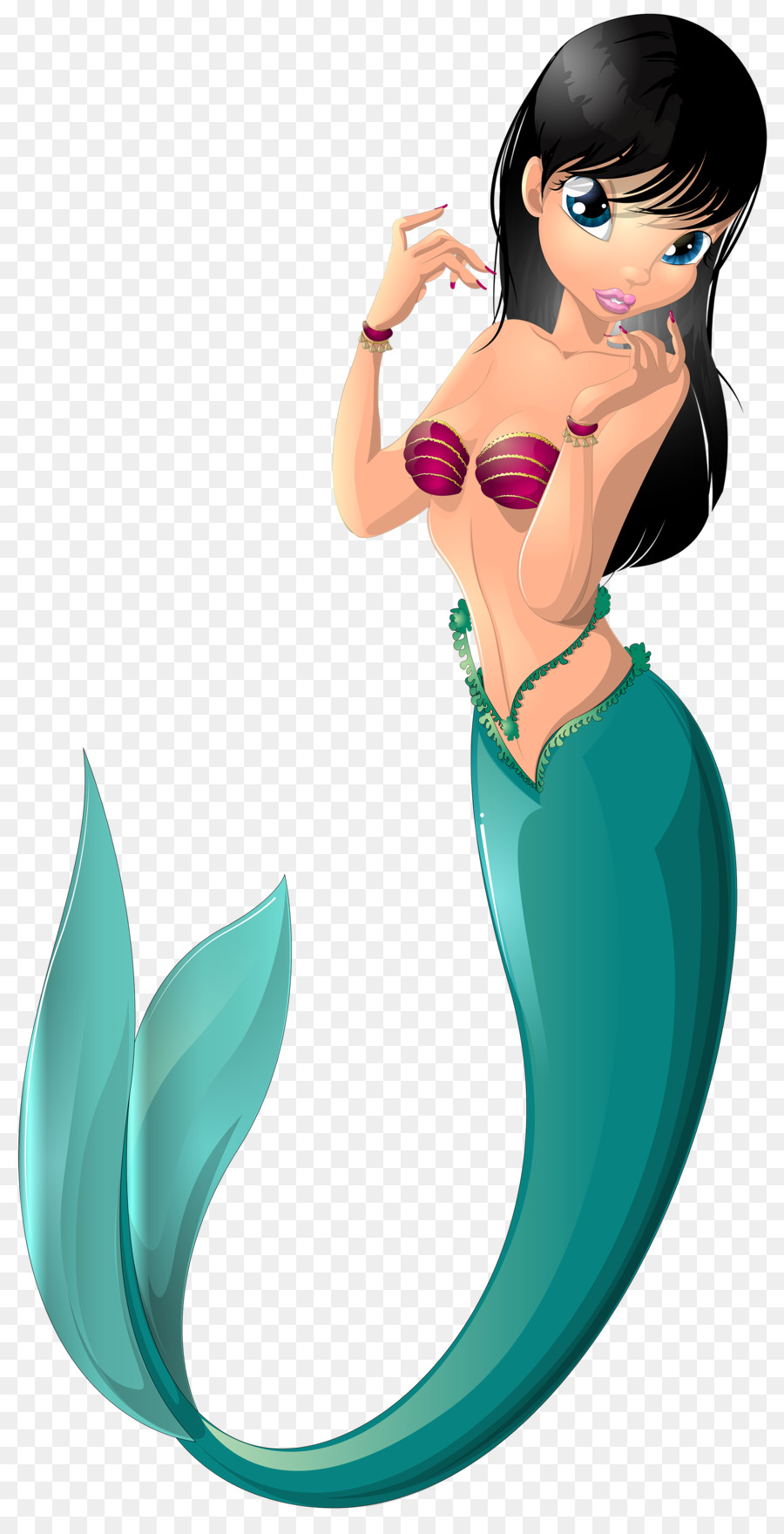 Ariel Mermaid Clip art - Mermaid png download - 2060*4000 - Free Transparent  png Download.
