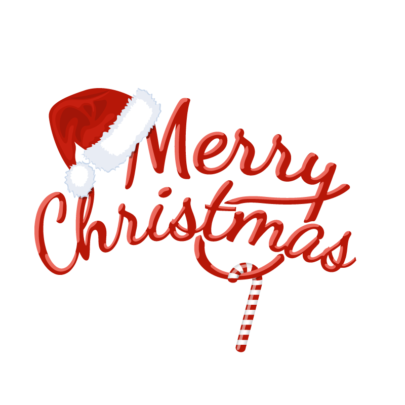 Merry Christmas Decoration Vector HD PNG Images