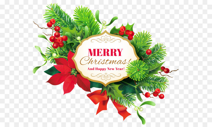 Christmas decoration New Year Clip art - Merry Christmas Decor PNG Clipart Image png download - 6087*5049 - Free Transparent Christmas Decoration png Download.