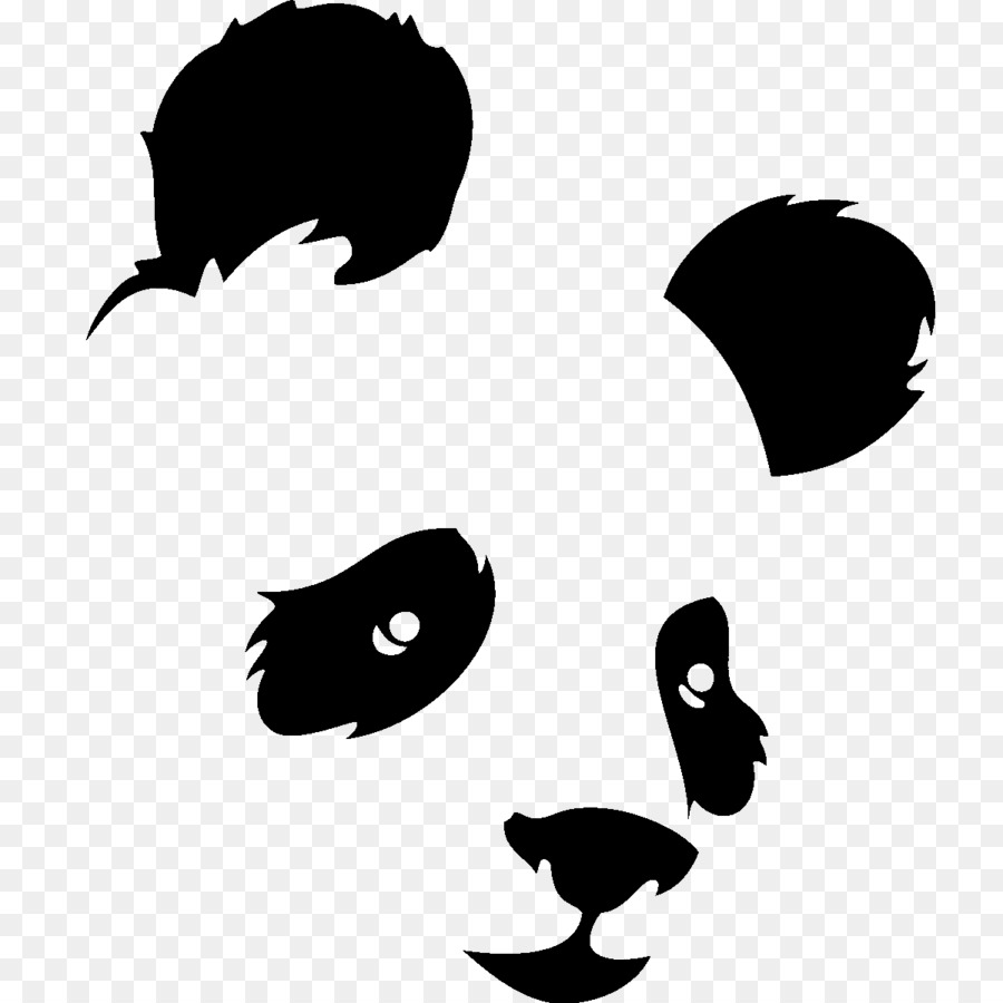 Giant panda Stencil Wall decal Bear Drawing - metal nail png download - 1200*1200 - Free Transparent Giant Panda png Download.