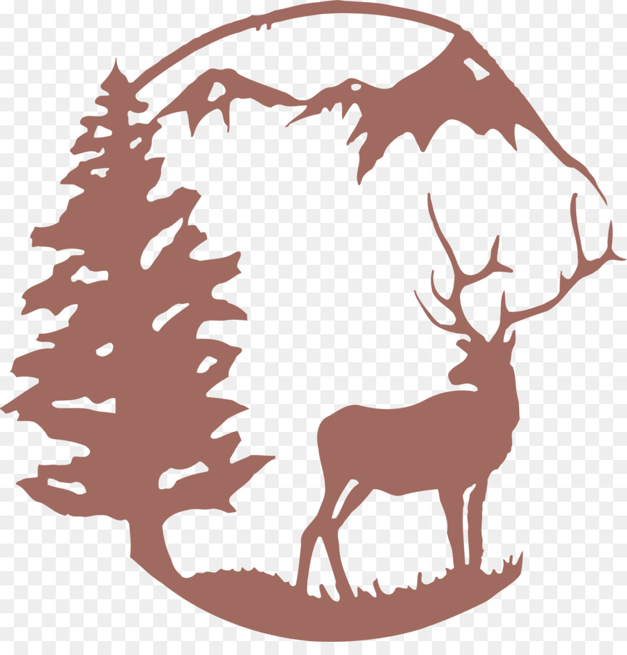 Moose Deer Wall Metal Art - handcrafted wooden camping signs png download - 4000*4095 - Free Transparent Moose png Download.