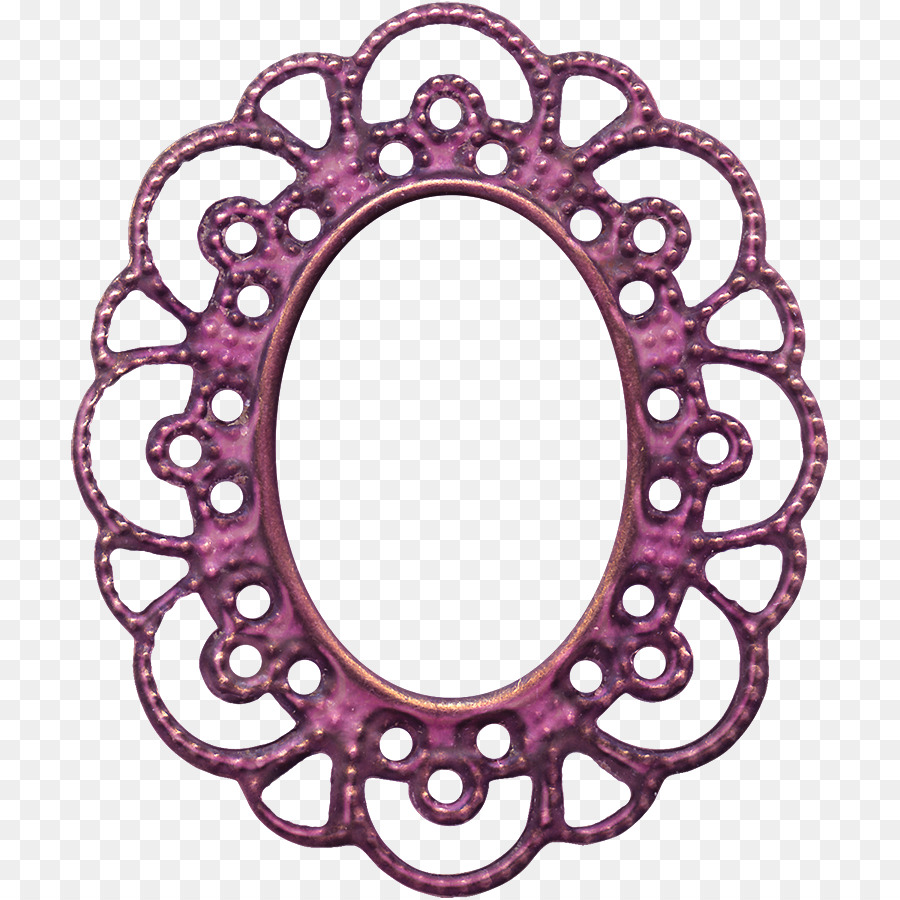 Brooch Earring Cameo Tagged Pendant - Pink Frame png download - 760*900 - Free Transparent Brooch png Download.