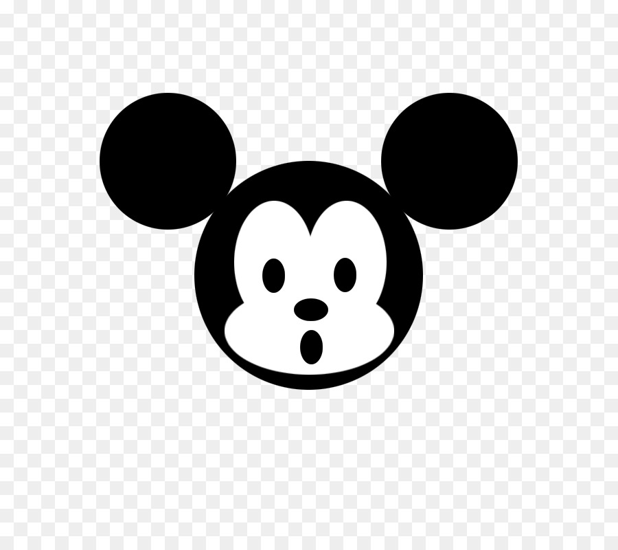 Mickey Mouse Minnie Mouse Black and white Computer mouse - Black and white Mickey Mouse png download - 800*800 - Free Transparent Mickey Mouse png Download.