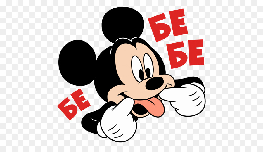 Mickey Mouse Minnie Mouse Sticker Telegram The Walt Disney Company - mickey mouse png download - 512*512 - Free Transparent  png Download.