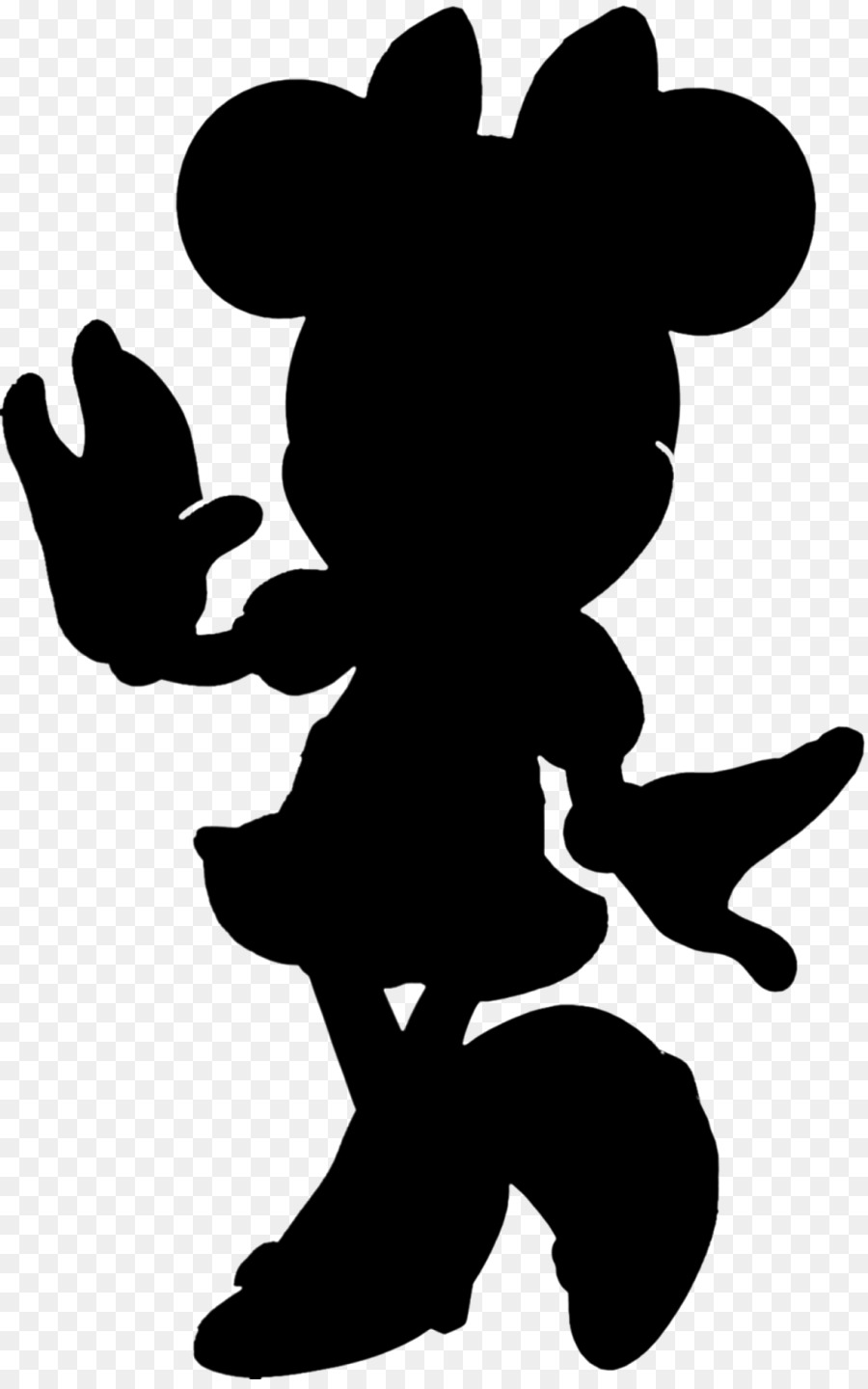 Minnie Mouse Mickey Mouse Silhouette - minnie mouse png download - 500*483 - Free Transparent Minnie Mouse png Download.