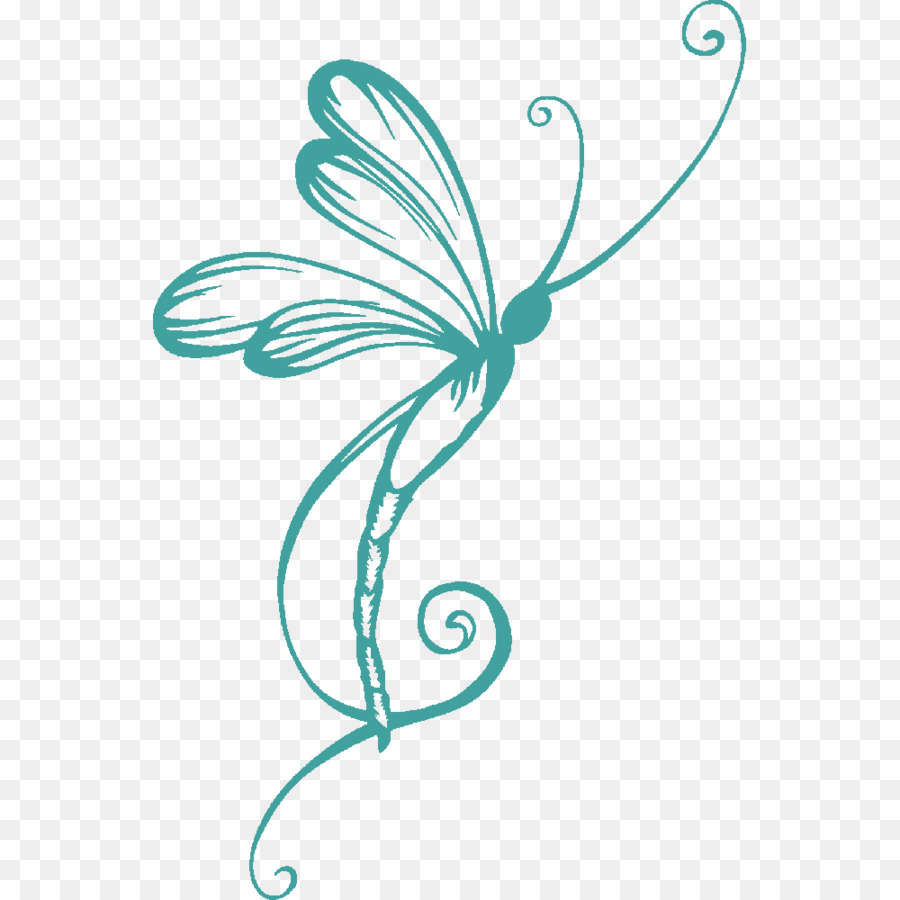 Wall decal Tattoo Dragonfly - dragonfly png download - 1000*1000 - Free Transparent Wall Decal png Download.