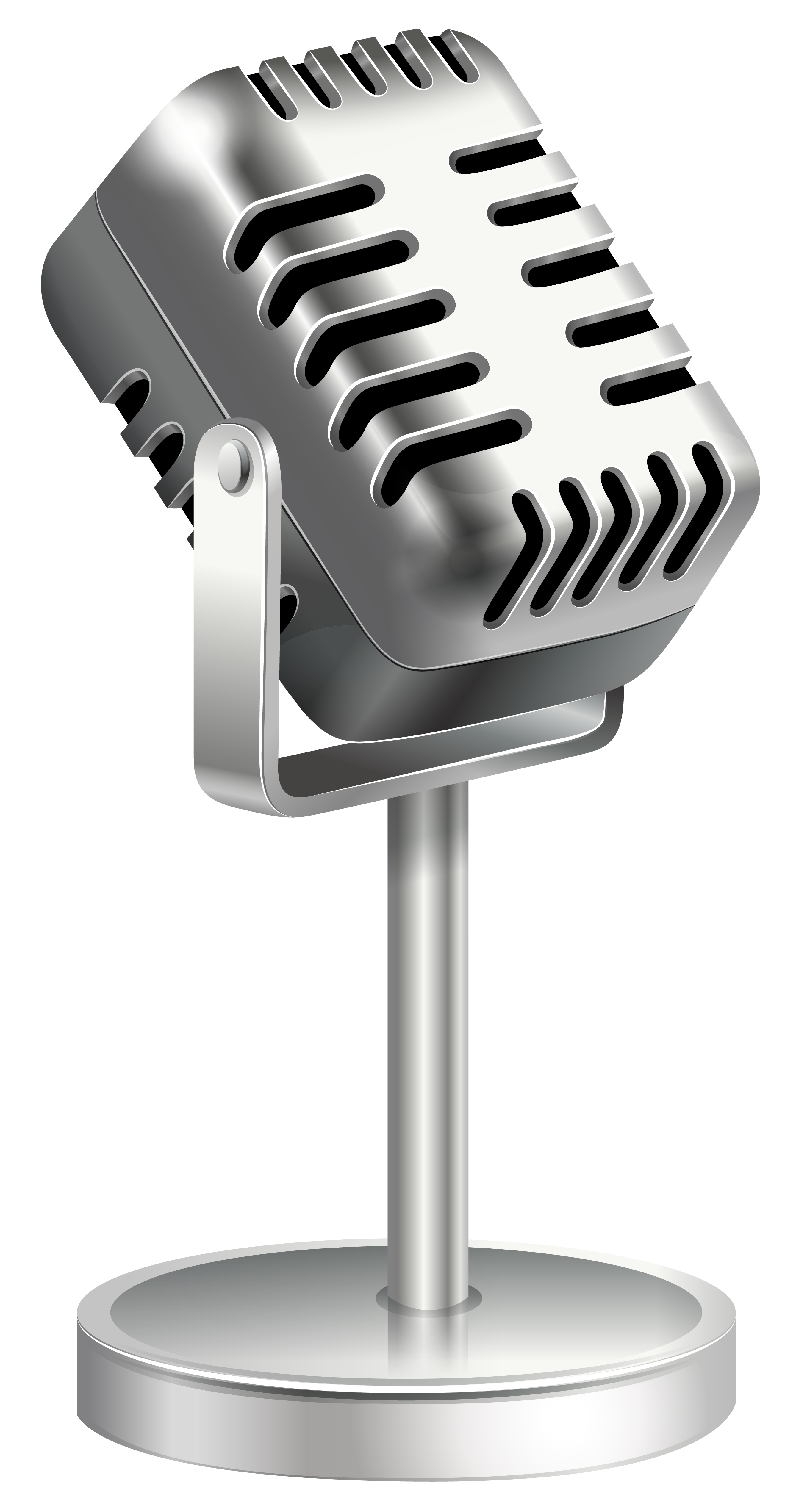 Microphone Clip Art Retro Microphone Png Transparent Clip Art Image ...