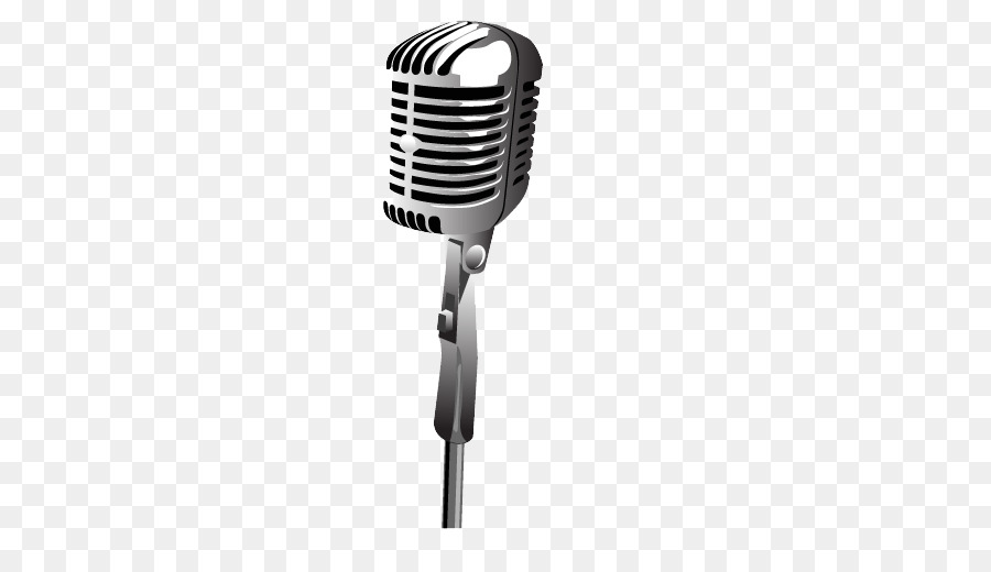 Microphone Musical instrument Adobe Illustrator - Silver metallic microphone vector png download - 686*513 - Free Transparent  png Download.
