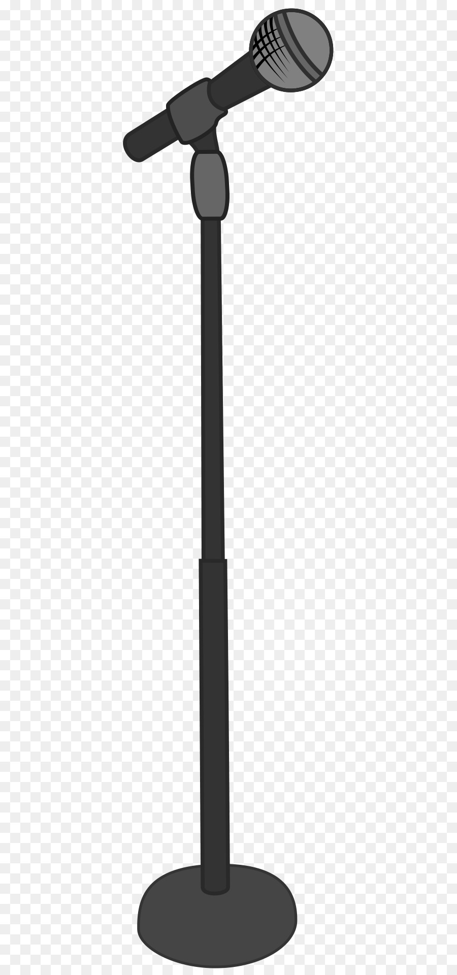 Microphone stand Drawing Clip art - Cartoon Microphone png download - 480*1918 - Free Transparent Microphone png Download.
