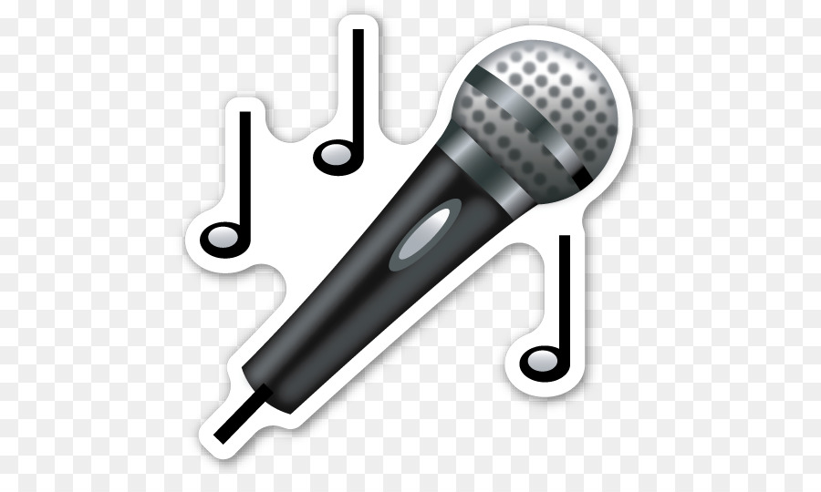 Microphone Emojipedia Sticker - mic png download - 525*525 - Free Transparent  png Download.
