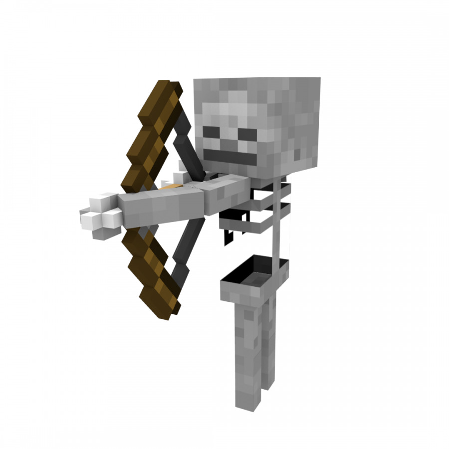 Minecraft Magic: The Gathering Skeleton Mob Clip art - Minecraft Skeleton Cliparts png download - 900*900 - Free Transparent  png Download.
