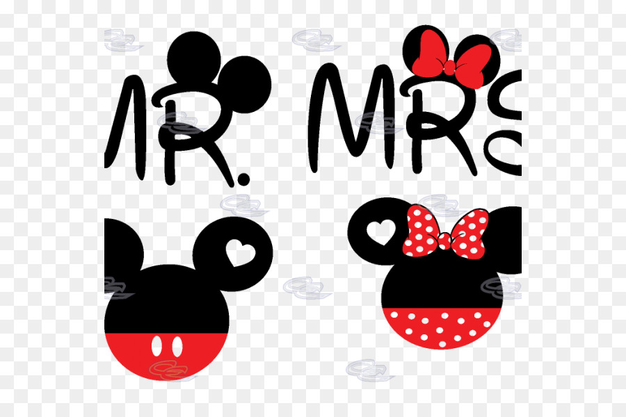 T-shirt Minnie Mouse Mickey Mouse Mrs. The Walt Disney Company - tshirt templates png download - 600*600 - Free Transparent Tshirt png Download.