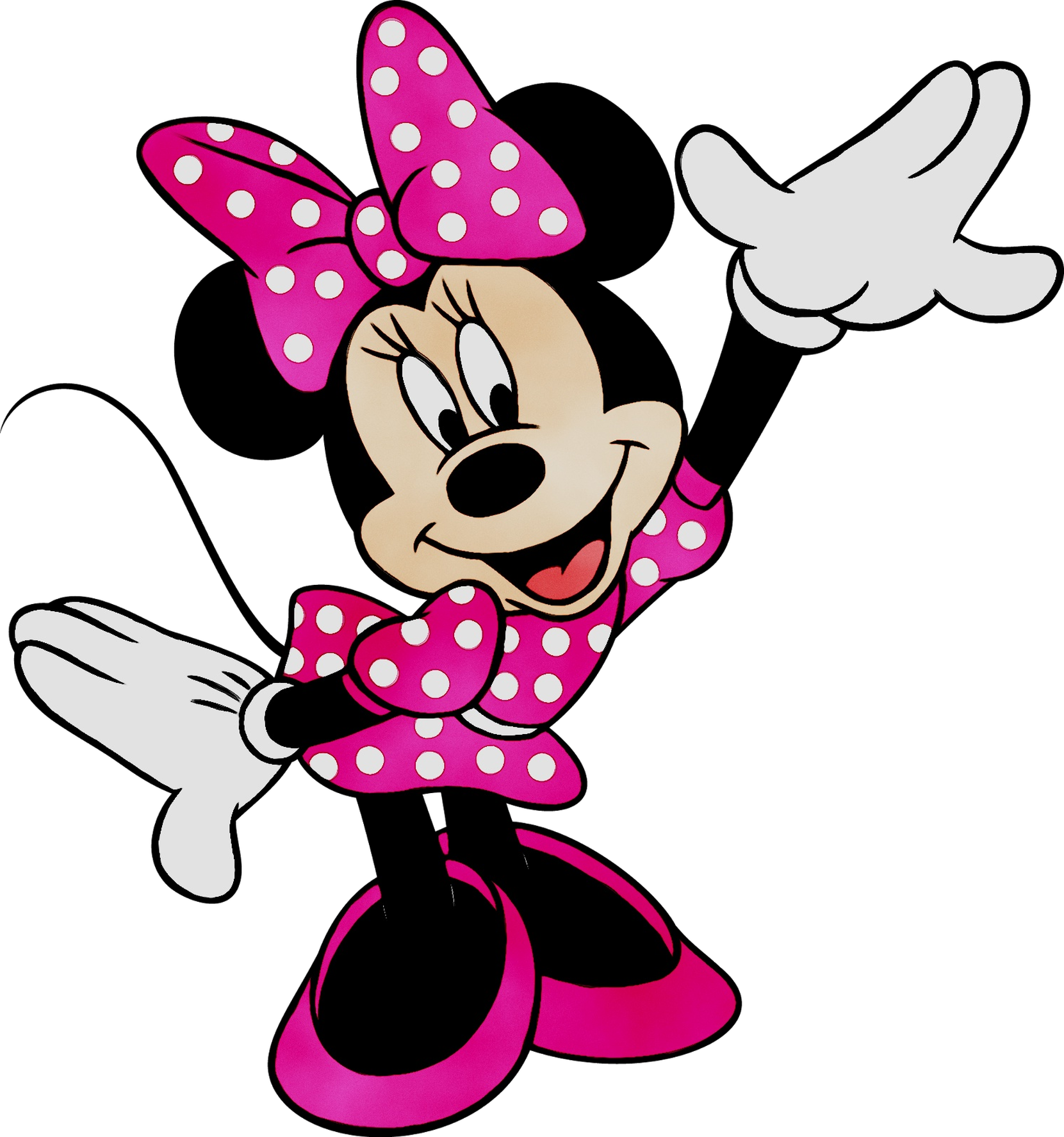 Minnie Mouse T-shirt Mickey Mouse Sleeve - png download - 1661*1775 ...