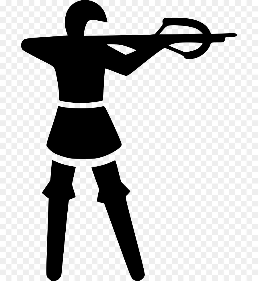 Clip art Line Angle Silhouette H&M - crossbowman png download - 754*980 - Free Transparent Line png Download.