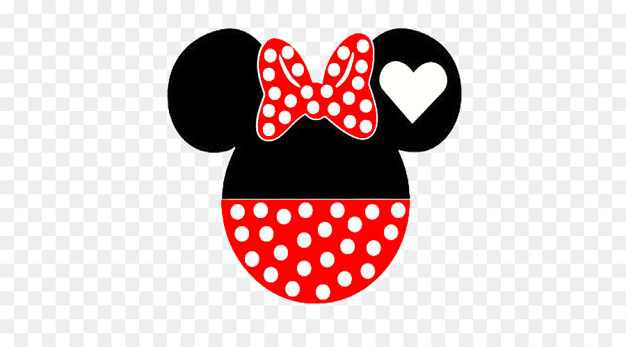 Minnie Mouse Polka dot Silhouette - minnie mouse png download - 500*500 - Free Transparent Minnie Mouse png Download.