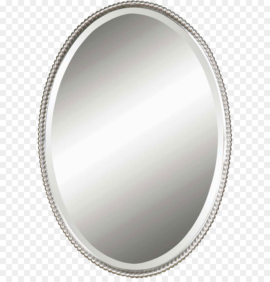 Light Mirror Oval Nickel Metal - Mirror PNG png download - 683*976 - Free Transparent Mirror png Download.