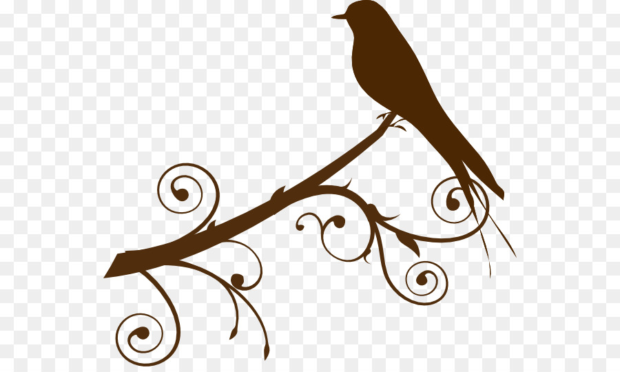 Bird Branch Clip art - Mockingbird Cliparts png download - 600*532 - Free Transparent Bird png Download.