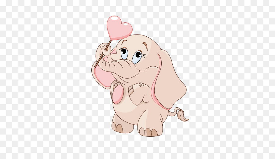 Elephant Cartoon Clip art - Love baby elephant png download - 567*510 - Free Transparent  png Download.