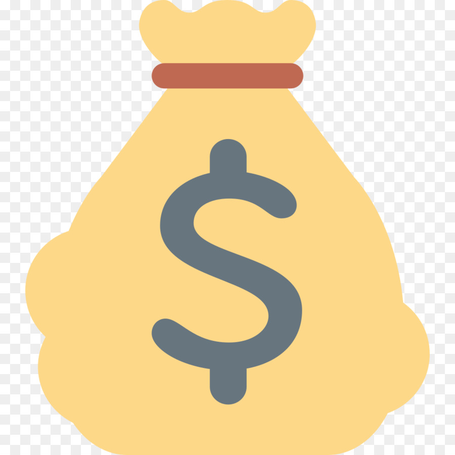 Emoji Money bag Sticker Smash Balloon - Emoji png download - 1024*1024 - Free Transparent Emoji png Download.