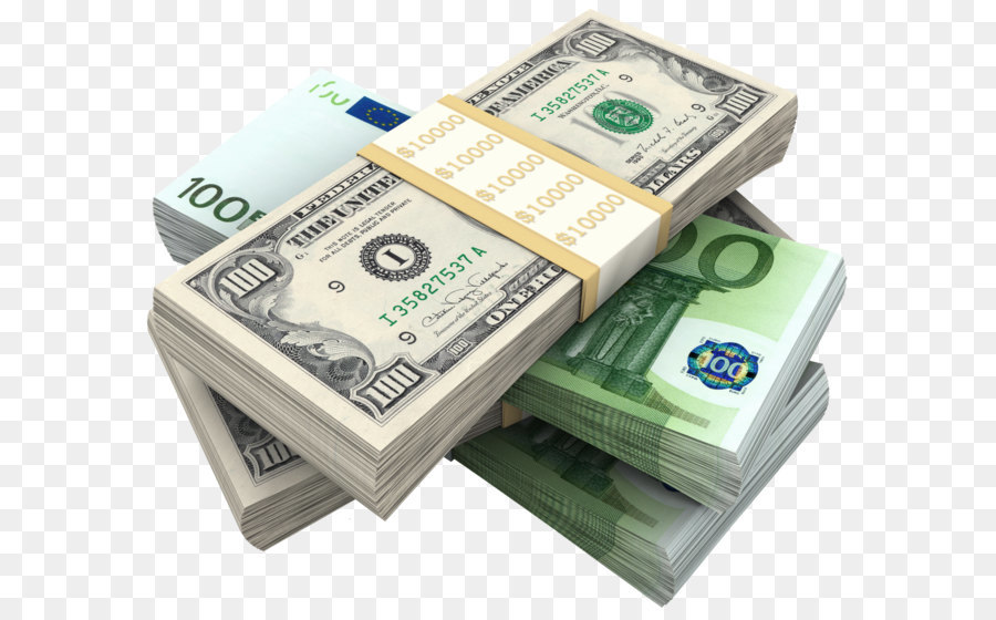 Money Icon - Bundles Of Dollars and Euro PNG Clipart Picture png download - 3748*3198 - Free Transparent United States Dollar png Download.