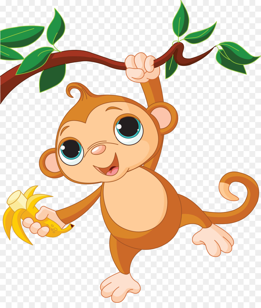 Baby Monkeys Clip art - monkey png download - 2072*2400 - Free Transparent Baby Monkeys png Download.