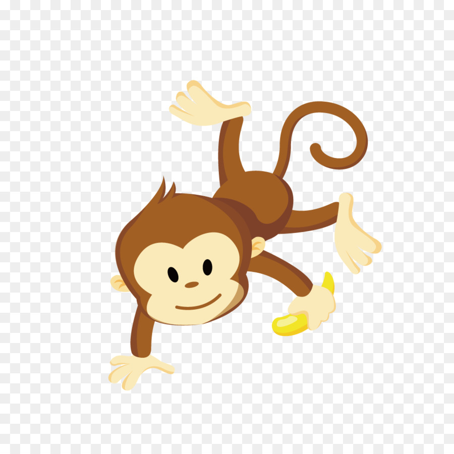 Monkey Clip art - Cartoon monkey png download - 1000*1000 - Free Transparent Monkey png Download.