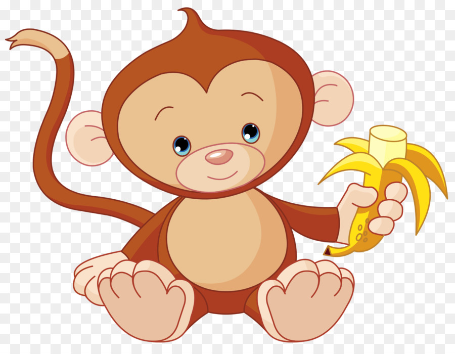 Baby Monkeys Chimpanzee Clip art - monkey png download - 1181*907 - Free Transparent  png Download.