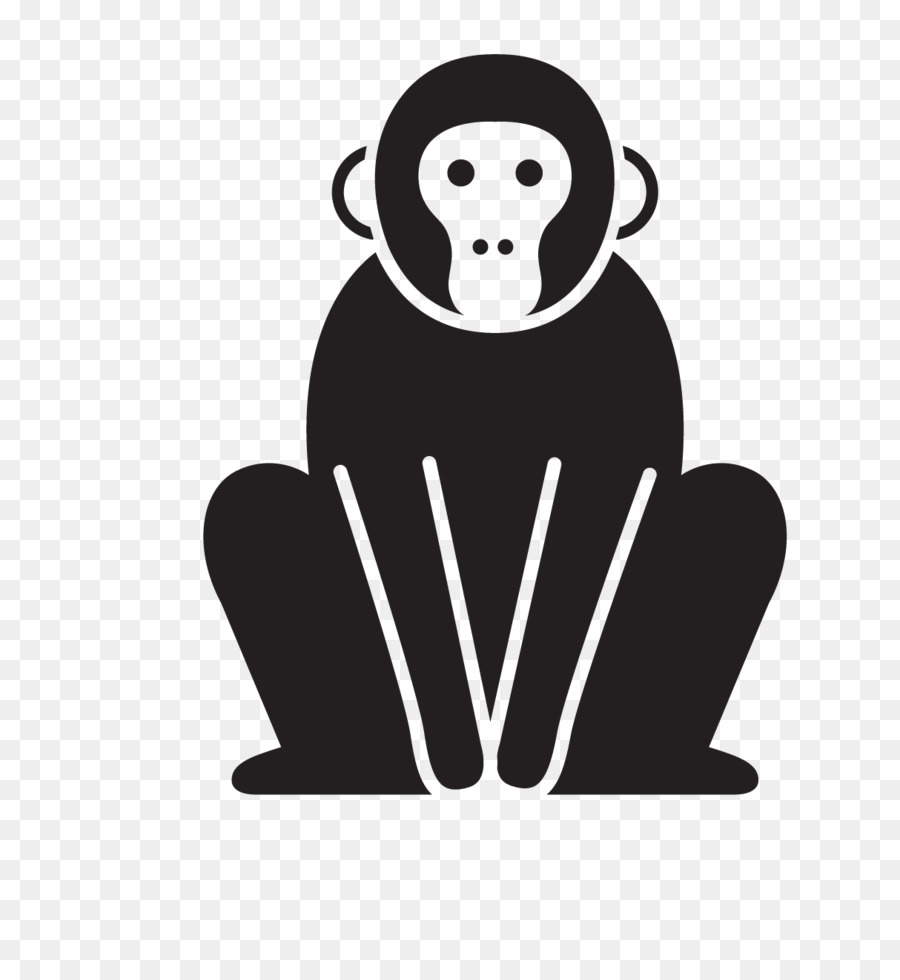 Silhouette Monkey Image Vector graphics Gorilla - macaco png download - 1214*1312 - Free Transparent Silhouette png Download.