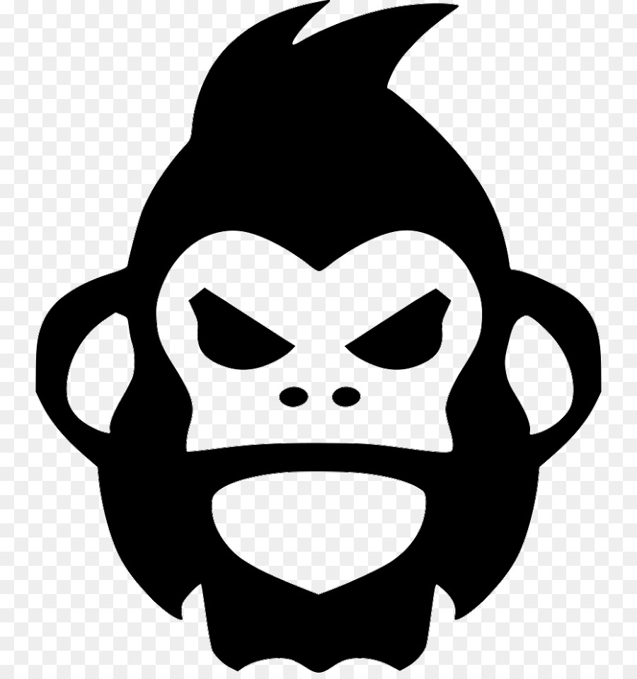 Gorilla Clip art Ape Scalable Vector Graphics Monkey - skeletor png clipart png download - 800*951 - Free Transparent Gorilla png Download.