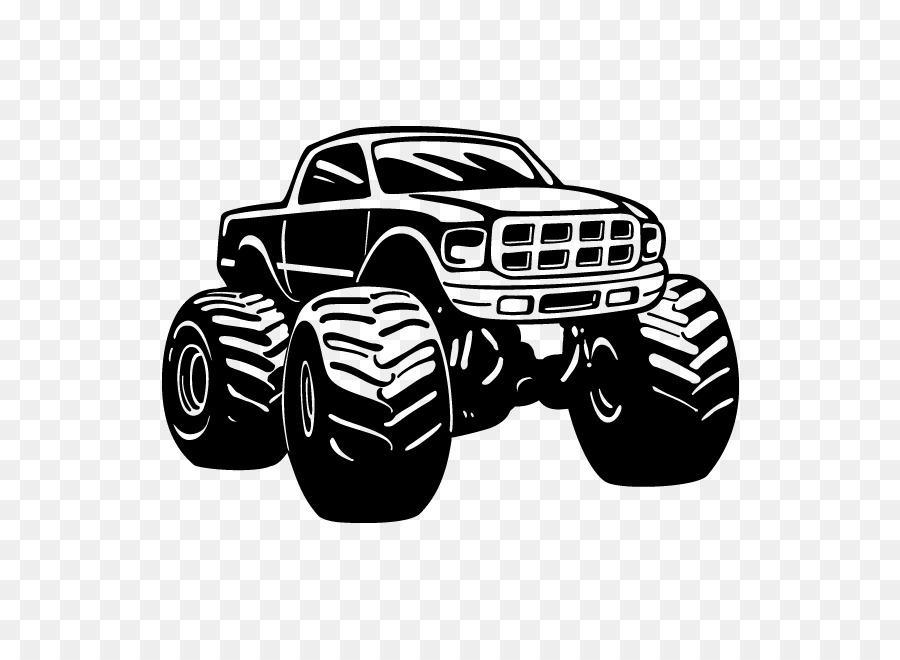 Car Monster truck Wall decal Sticker - car png download - 650*650 - Free Transparent Car png Download.