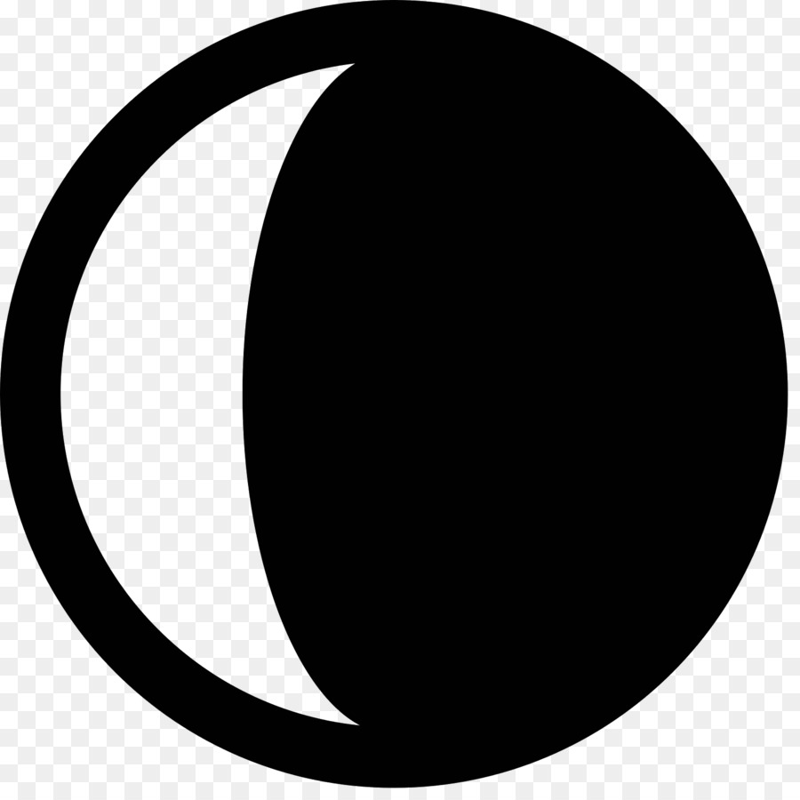 Lunar phase Crescent New moon Computer Icons - moon png download - 1600*1600 - Free Transparent Lunar Phase png Download.