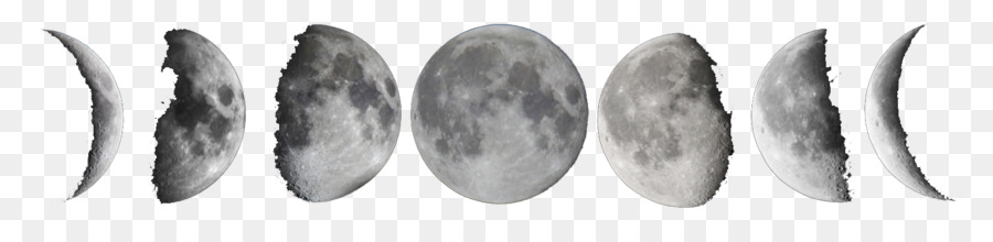 Lunar phase New moon Full moon - Moon PNG Free Download png download - 1600*383 - Free Transparent Lunar Phase png Download.