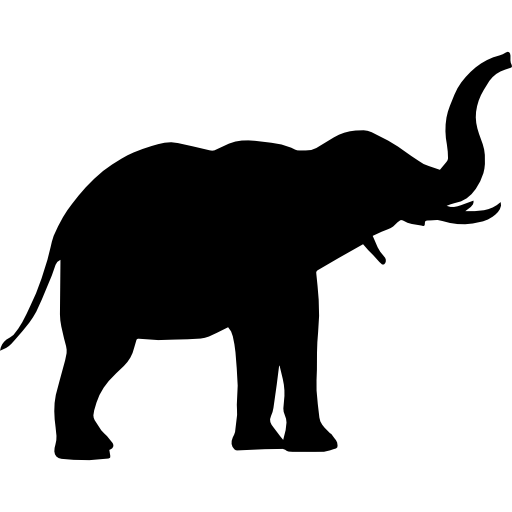 Elephant Silhouette - elephants vector png download - 512*512 - Free ...