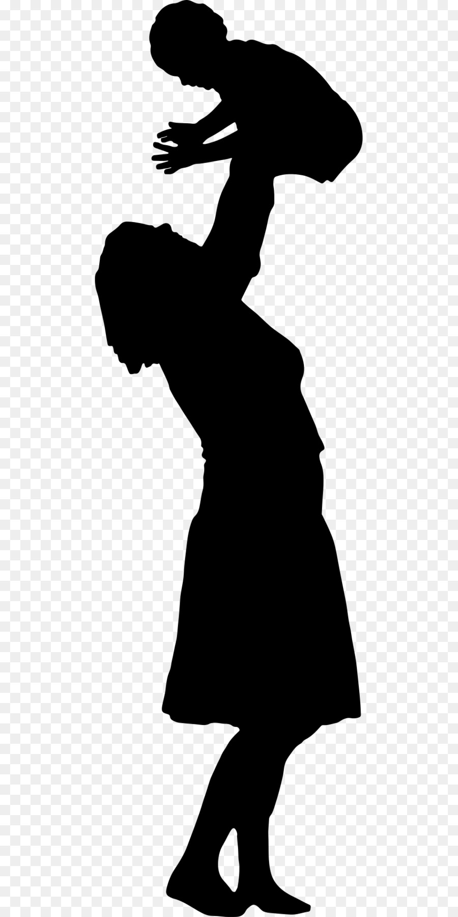 Mother Silhouette Clip art - Silhouette png download - 960*1920 - Free Transparent Mother png Download.
