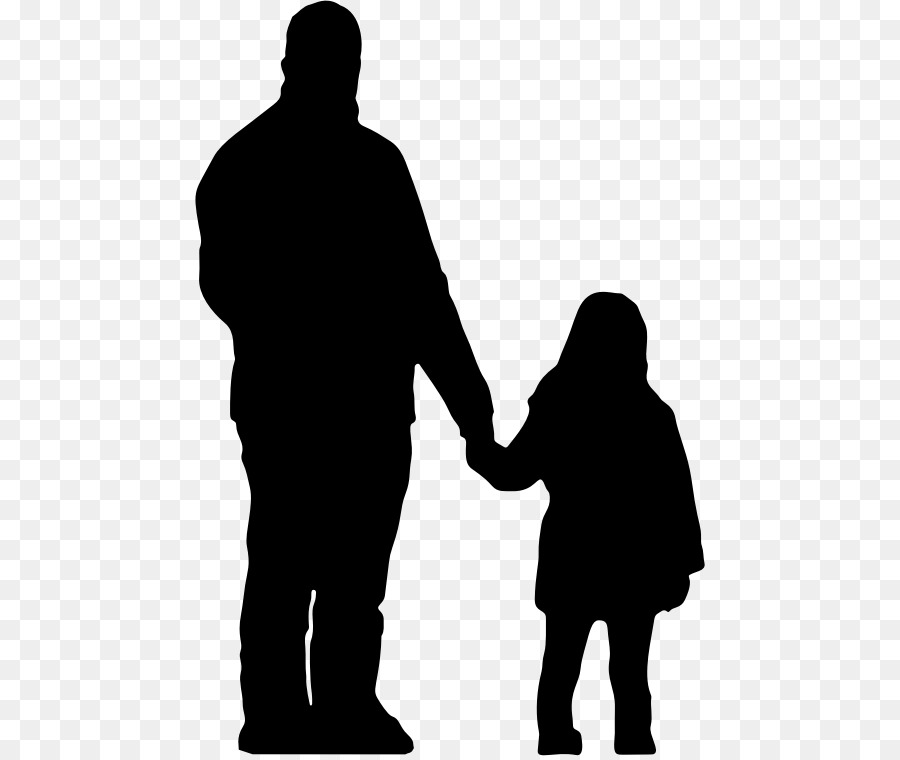 Father Daughter Silhouette Parent Clip art - daughter png download - 510*756 - Free Transparent Father png Download.