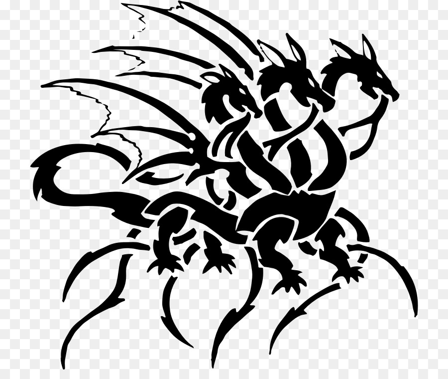 Dragon Tattoo Daenerys Targaryen Clip art - abstract line png download - 780*742 - Free Transparent Dragon png Download.
