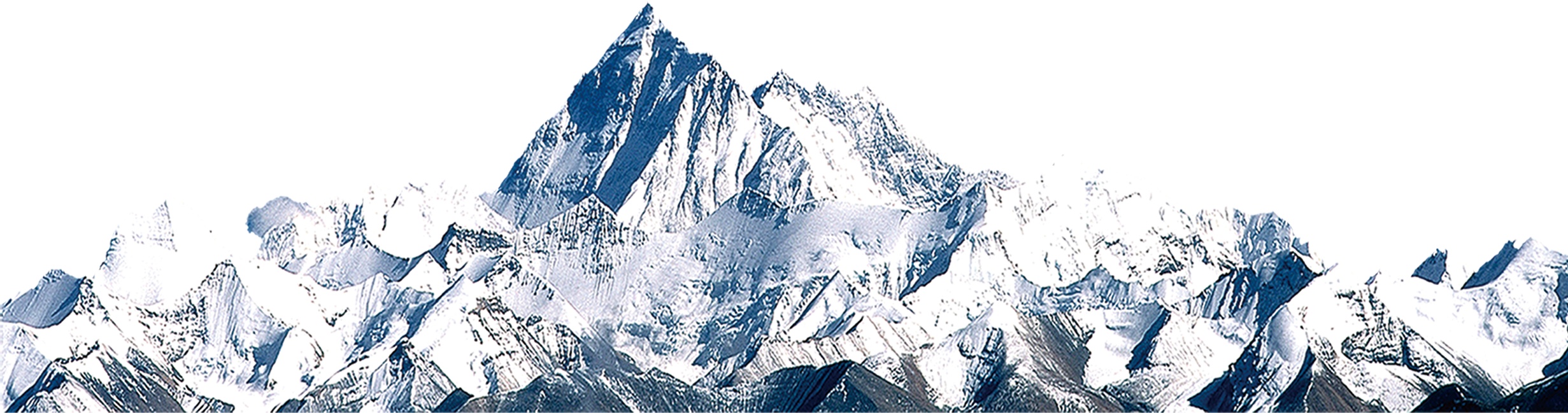 Himalayas Mountain Snow - Yulong Snow Mountain png download - 2462*649 ...